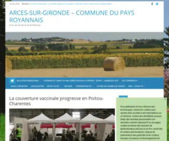 Arces-Sur-Gironde.com(Arces) Screenshot