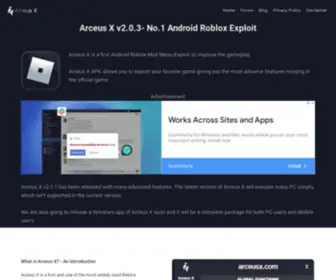 Arceusx.com(Arceus X V2) Screenshot