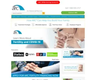 ArcFertility.com(Fertility Doctors & Specialists) Screenshot