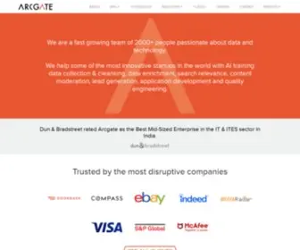 ArcGate.com(BPO and IT Outsourcing Services for Startups and High Growth Companies) Screenshot