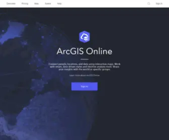 ArcGisonline.com(Null) Screenshot