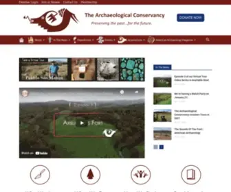 Archaeologicalconservancy.org(The Archaeological Conservancy) Screenshot