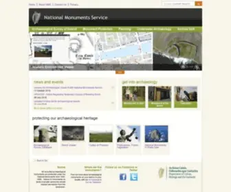 Archaeology.ie(National Monuments Service) Screenshot