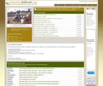 Archaeologyfieldwork.com(News) Screenshot