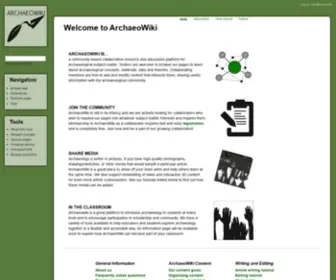 Archaeowiki.com(Archaeowiki) Screenshot