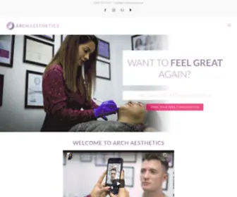 Archaesthetics.co.uk(Aesthetic Skin & Dental Treatments Provided By Qualified Dental Professionals) Screenshot