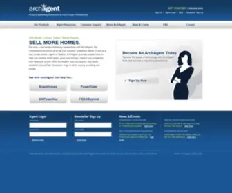 Archagent.com(Grow your real estate business with our portfolio of marketing and prospecting tools) Screenshot