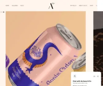 Archanaandco.com(Branding, Graphic Design and Illustration Services in Mumbai) Screenshot