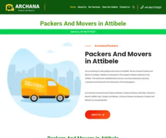 Archanapackersandmovers.com(Best Packers And Movers in Attibele Bangalore) Screenshot