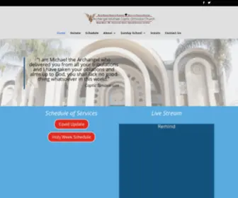 Archangelmichaeloc.org(Archangel Michael) Screenshot