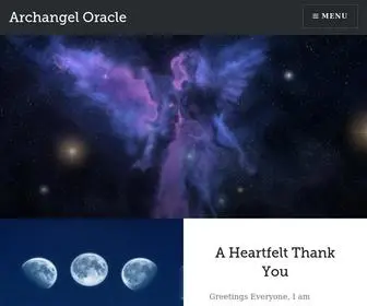 Archangeloracle.com(Divine Guidance) Screenshot