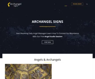 Archangelsigns.com(The site to enlighten and empower yourself) Screenshot