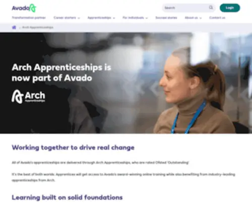 Archapprentices.co.uk(Arch Apprenticeships) Screenshot