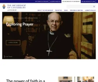 Archbishopofcanterbury.org(The Archbishop of Canterbury) Screenshot