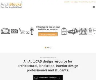 Archblocks.com(Download AutoCAD blocks and symbol libraries here at ArchBlocks) Screenshot
