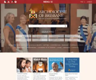 Archbne.org(Archdiocese of Brisbane) Screenshot