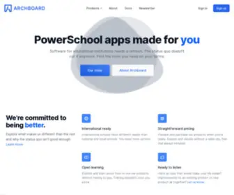 Archboard.io(Home) Screenshot