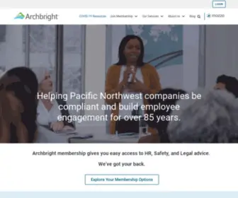 Archbright.com(Your Workplace Performance Experts) Screenshot