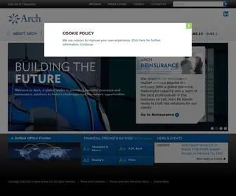 Archcapgroup.com(Arch Capital Group Ltd) Screenshot