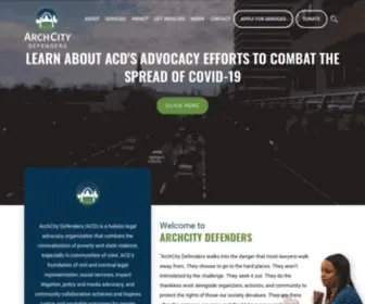 Archcitydefenders.org(ArchCity Defenders ArchCity Defenders) Screenshot