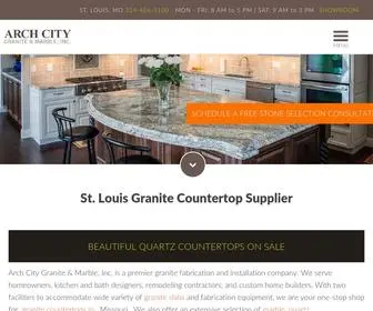 Archcitygranite.com(Granite Company) Screenshot