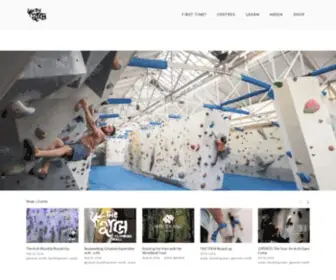 Archclimbingwall.com(The Arch Climbing Wall) Screenshot