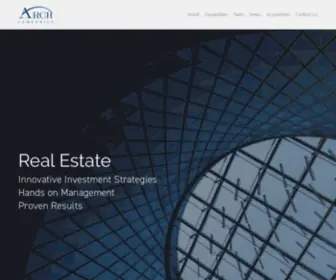 Archcorealestate.com(Arch Companies) Screenshot