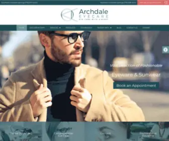 Archdaleeyecare.com(Best Optometrist & Eye Doctors) Screenshot