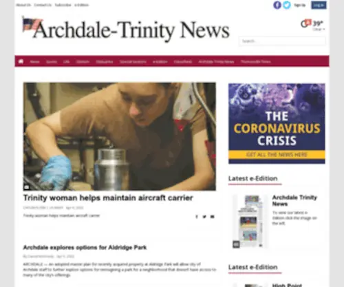 Archdaletrinitynews.net(ATN Online) Screenshot