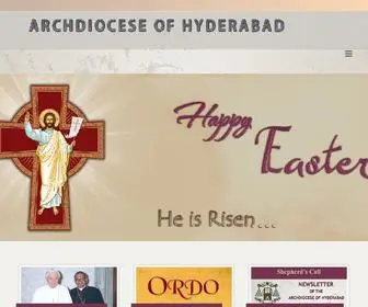 Archdioceseofhyderabad.org(Archdiocese of Hyderabad) Screenshot