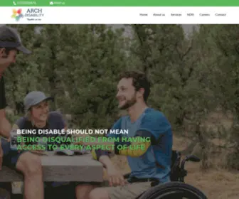 Archdisability.com.au(Together we can) Screenshot