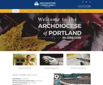 ARCHDPDX.org(Archdiocese of Portland in Oregon) Screenshot