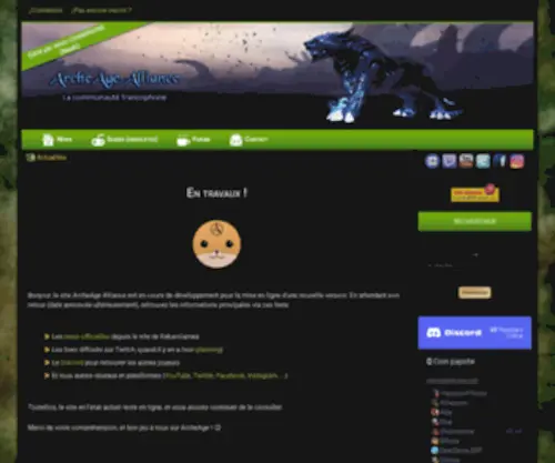 Archeage-Alliance.fr(La référence francophone du jeu ArcheAge (MMO gratuit)) Screenshot