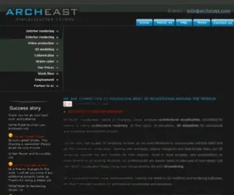 Archeast.com(Architectural Visualization) Screenshot