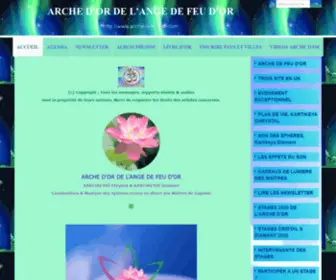 Archedefeudor.com(ARCHE D'OR DE L'ANGE DE FEU D'OR) Screenshot