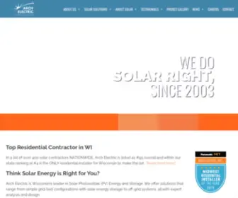 Archelec.com(Arch Electric Solar) Screenshot