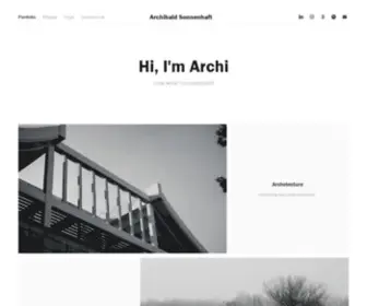 Archellios.com(Archibald Sonnenhaft) Screenshot