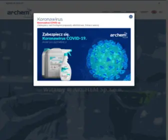 Archem.com.pl(Chemia przemysłowa) Screenshot