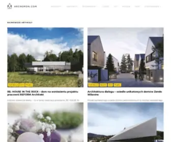 Archemon.com(Archemon. Nowości ze świata architektury i designu) Screenshot