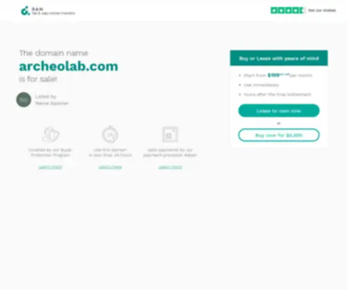 Archeolab.com(Trieste) Screenshot