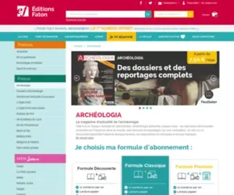 Archeologia-Magazine.com(Archéologia vous présente chaque mois) Screenshot