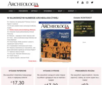 Archeologia.com.pl(Archeologia Żywa) Screenshot