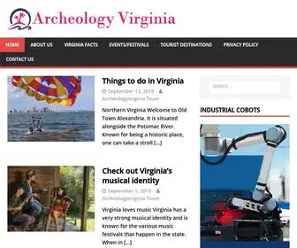 Archeologyvirginia.org(Site about City of Virginia) Screenshot