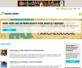 Archeoquebec.com(Archeoquebec) Screenshot