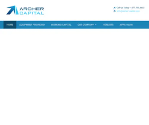 Archer-Capital.com(Archer Capital) Screenshot