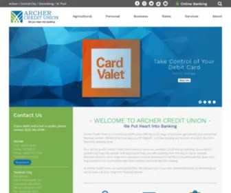 Archerccu.com(Archer Cooperative Credit Union) Screenshot