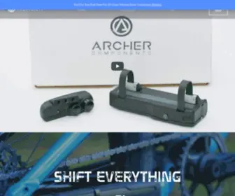 Archercomponents.com(Archer Components Electronic Shifting for Every Bike) Screenshot