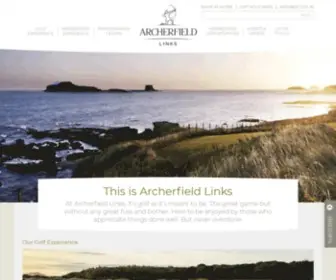 Archerfieldgolfclub.com(Archerfield Links) Screenshot