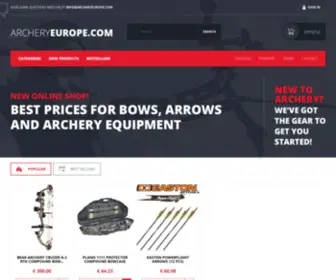 Archeryeurope.com(Archery Europe) Screenshot