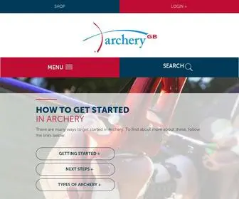 Archerygb.org(Archery GB) Screenshot